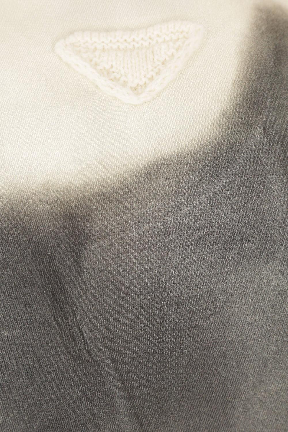 PRADA Top Smanicato Oversize In Raso Stampato