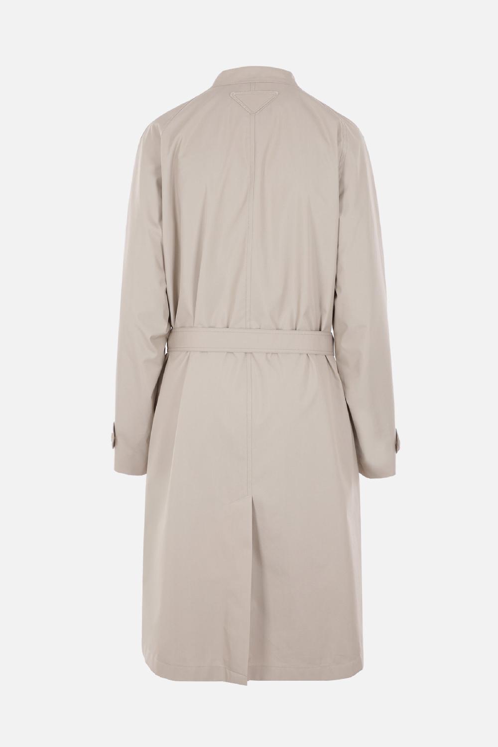 PRADA Trench Doppiopetto In Canvas Tecnico