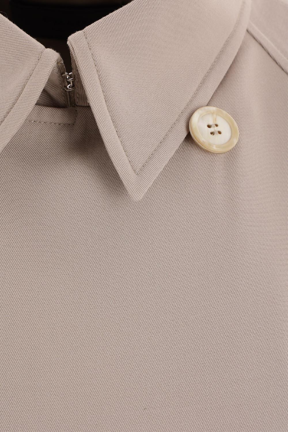 PRADA Trench Doppiopetto In Gabardine