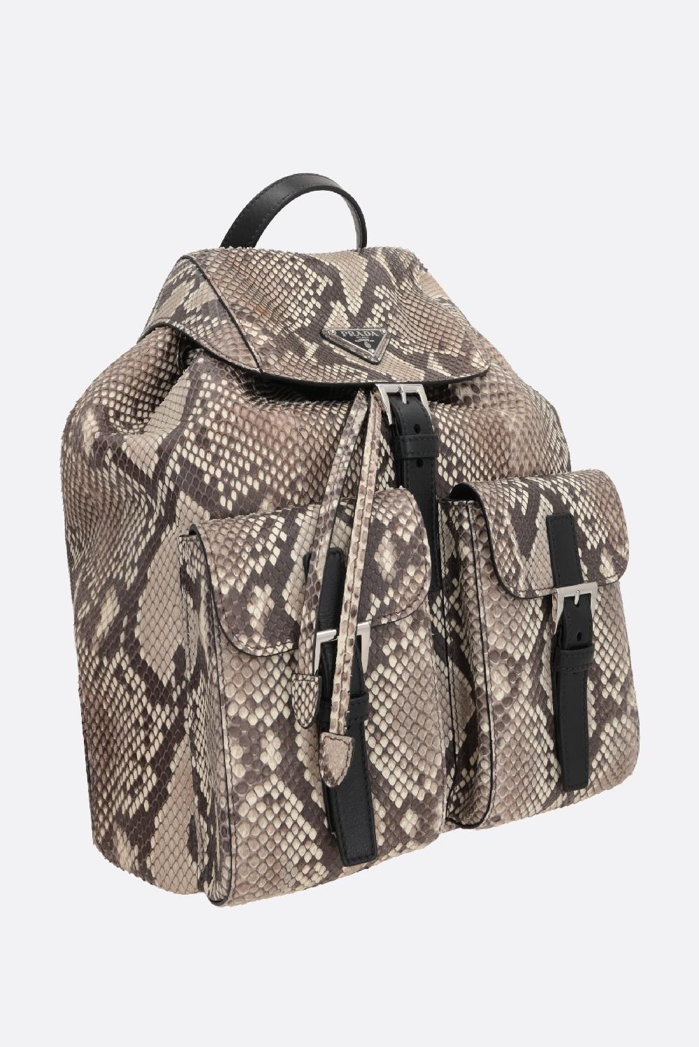 PRADA Zaino Small In Pitone