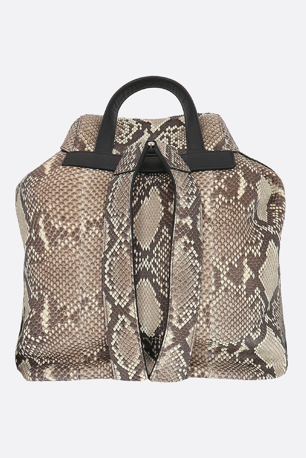 PRADA Zaino Small In Pitone