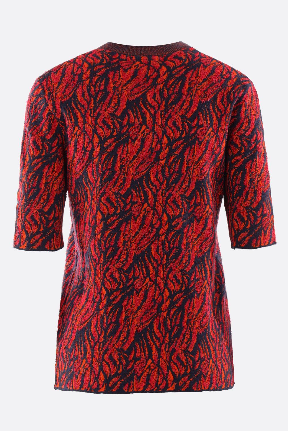 BOTTEGA VENETA Pullover A Maniche Corte In Jacquard