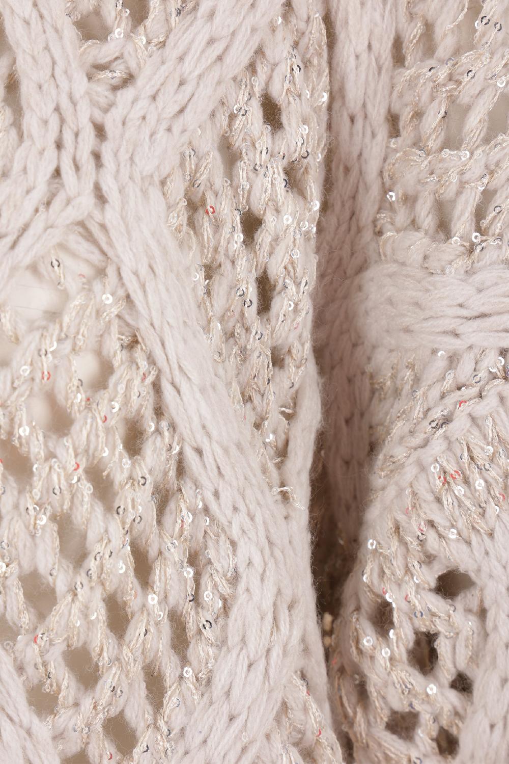 BRUNELLO CUCINELLI Pullover Dazzling Net & Cable In Cashmere