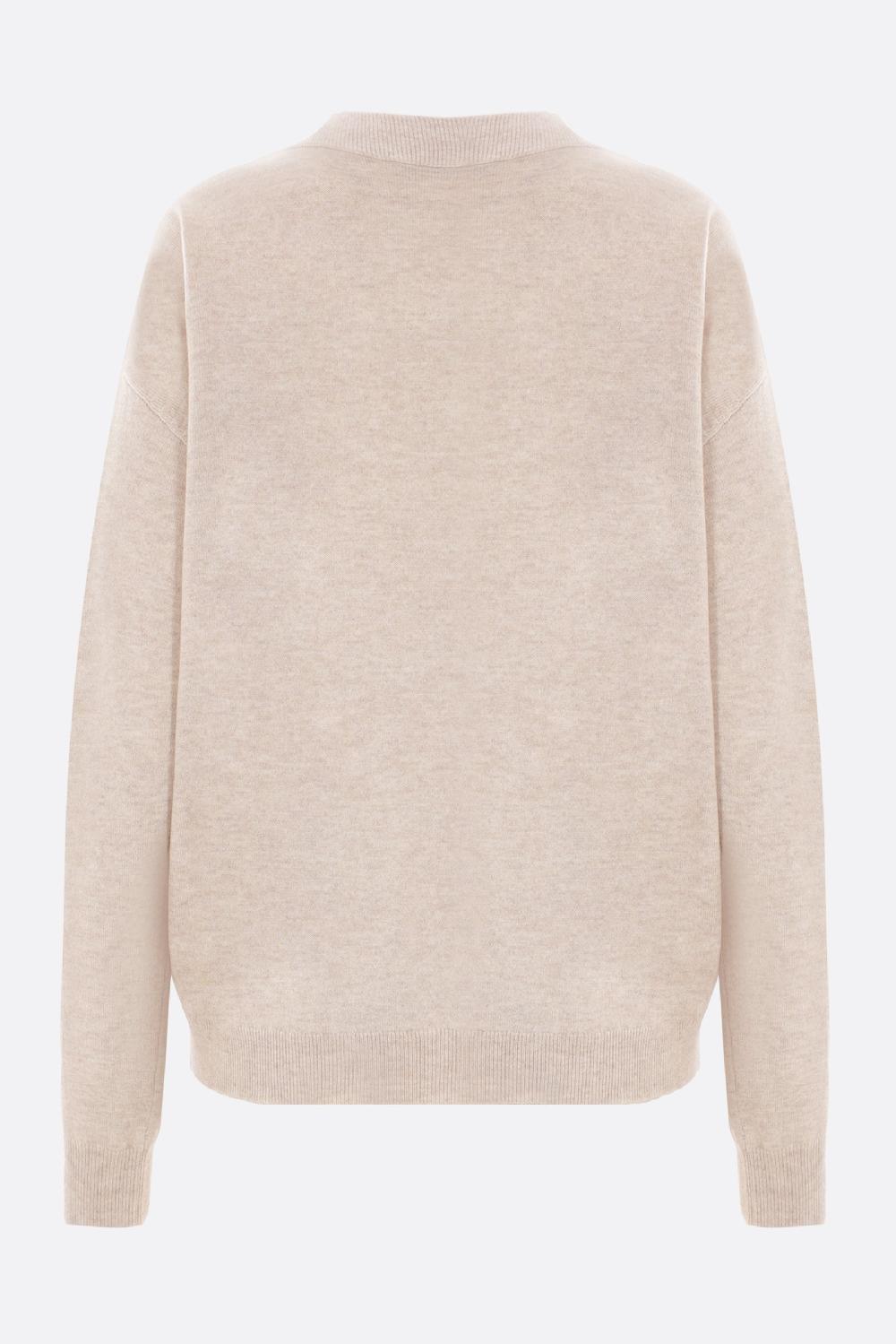 BRUNELLO CUCINELLI Pullover In Cashmere Con Shiny Neckline