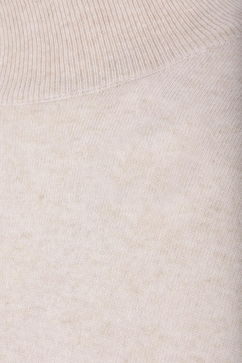 BRUNELLO CUCINELLI Pullover In Cashmere Con Shiny Sleeve Trim
