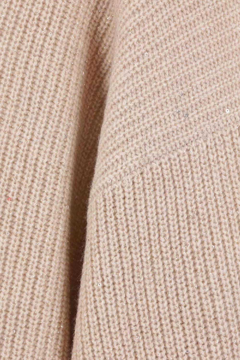 BRUNELLO CUCINELLI Pullover In Cashmere E Lana Con Paillettes