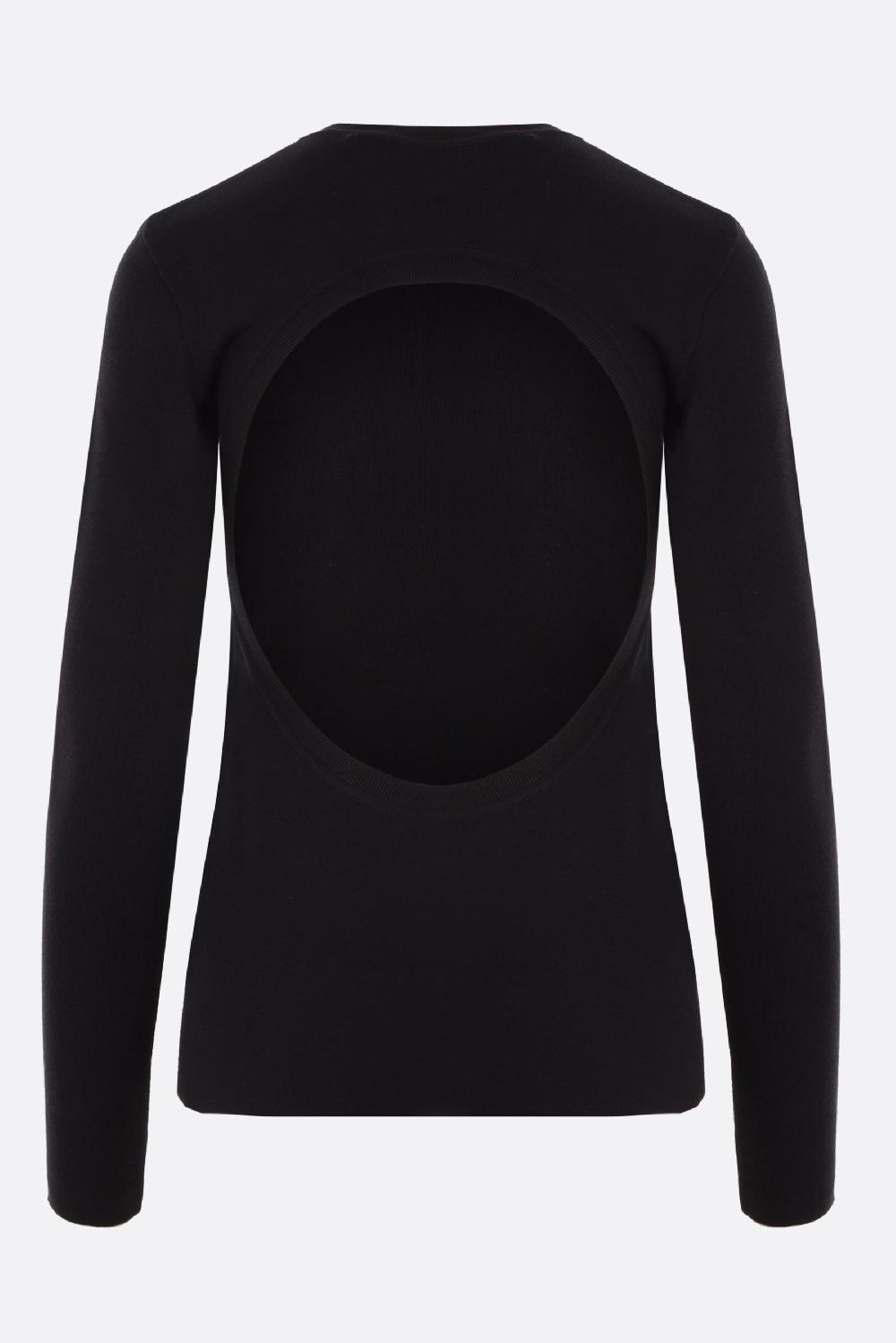 VALENTINO GARAVANI Pullover In Cashmere E Seta Con Cut-out