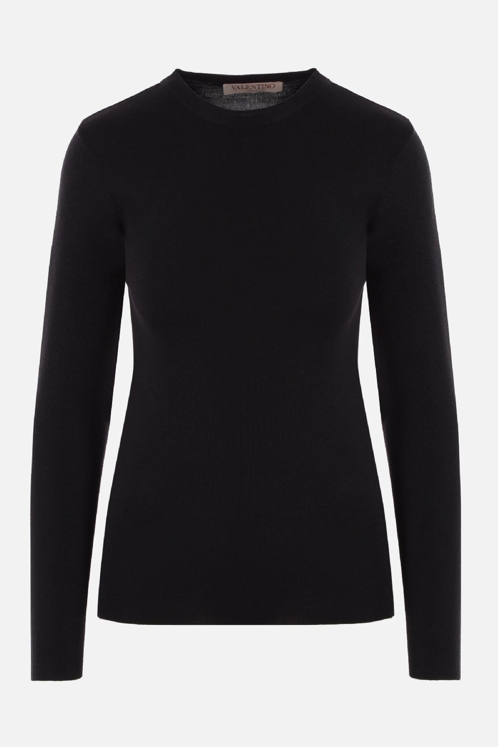 VALENTINO GARAVANI Pullover In Cashmere E Seta Con Cut-out
