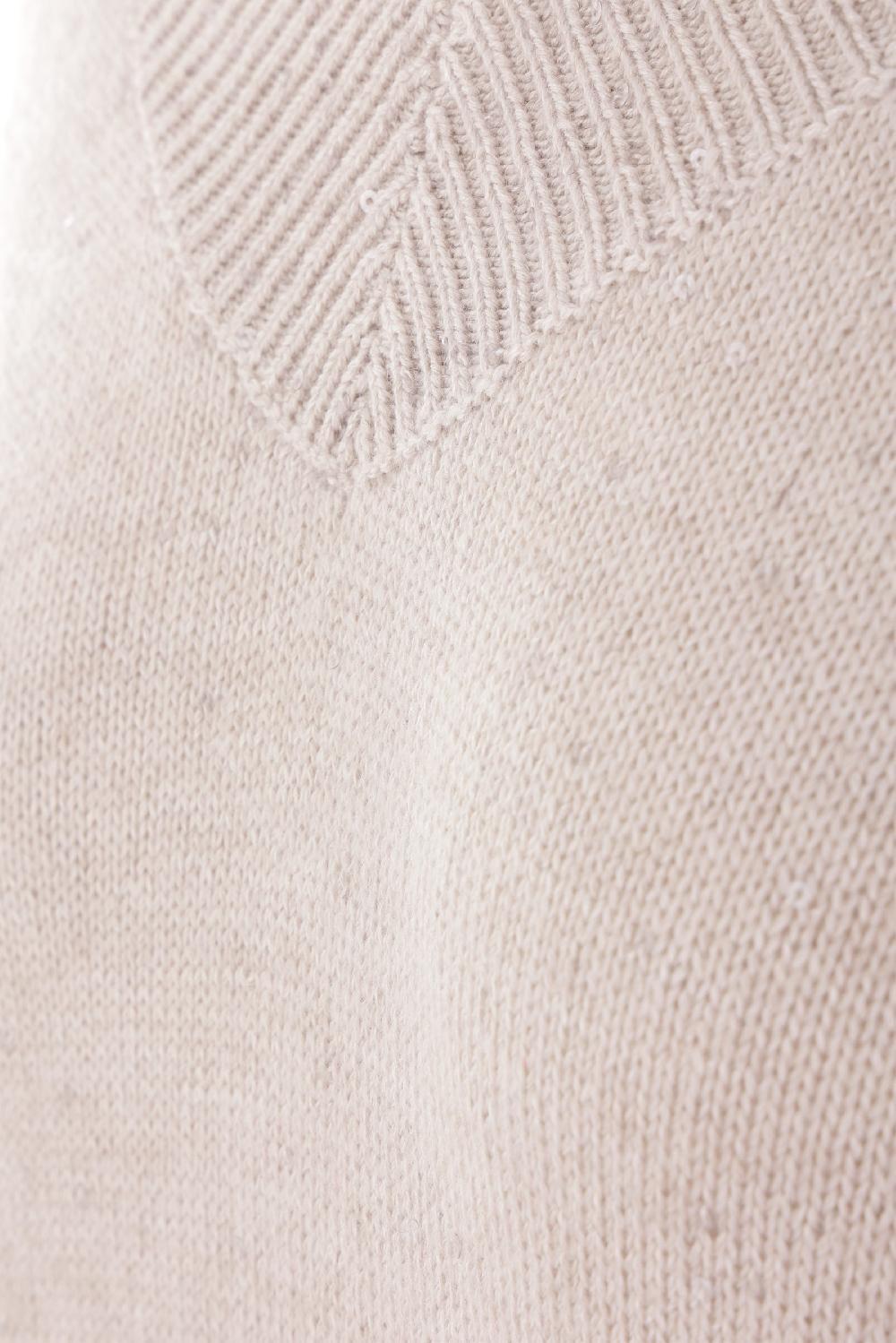 BRUNELLO CUCINELLI Pullover In Cashmere E Seta Con Paillettes