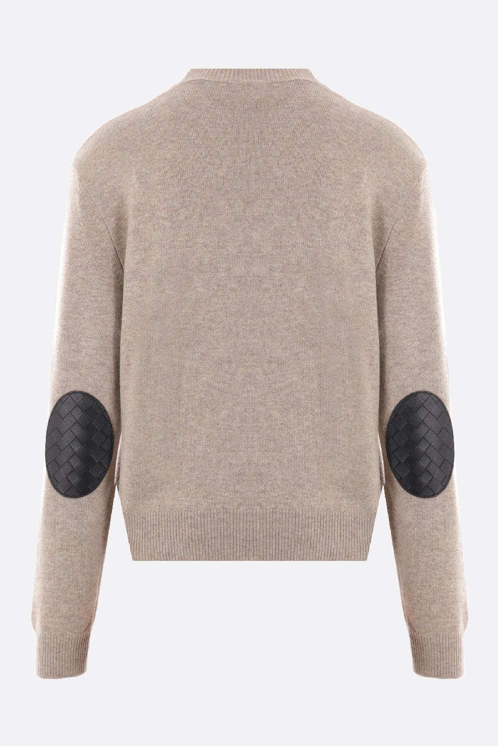 BOTTEGA VENETA Pullover In Cashmere Patch Intrecciato Nappa