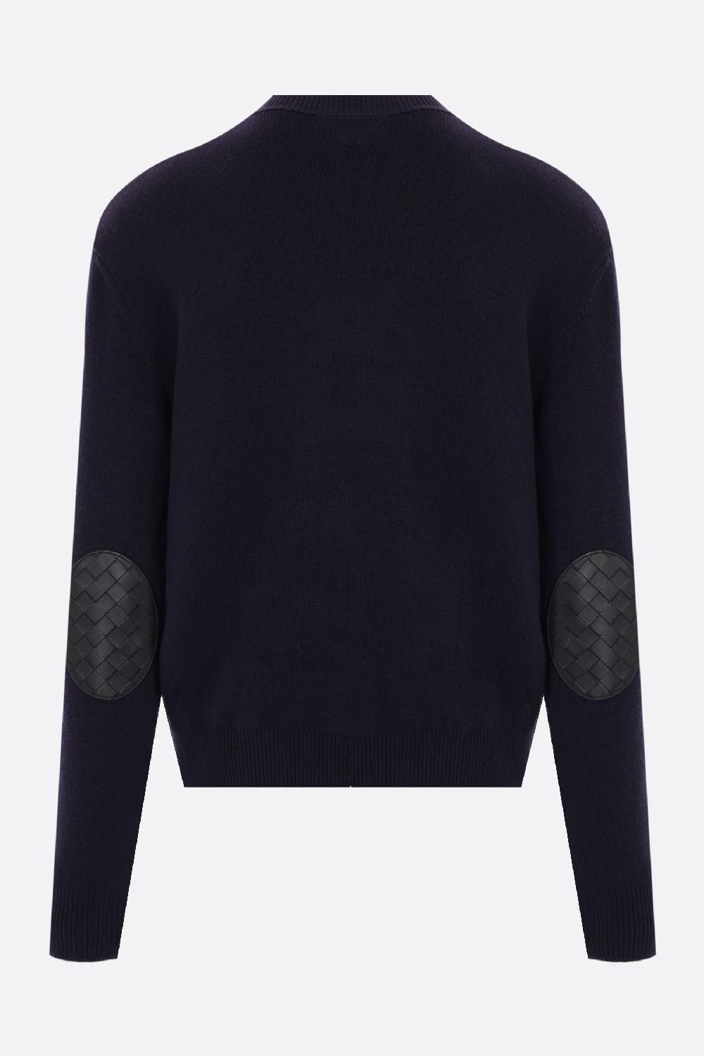 BOTTEGA VENETA Pullover In Cashmere Patch Intrecciato Nappa