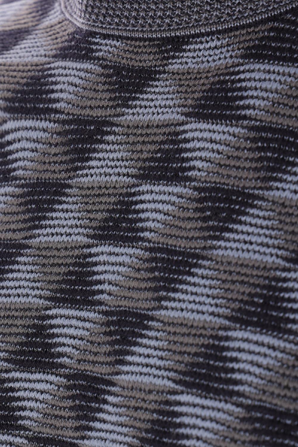 GIORGIO ARMANI Pullover In Lana Con Motivo Jacquard