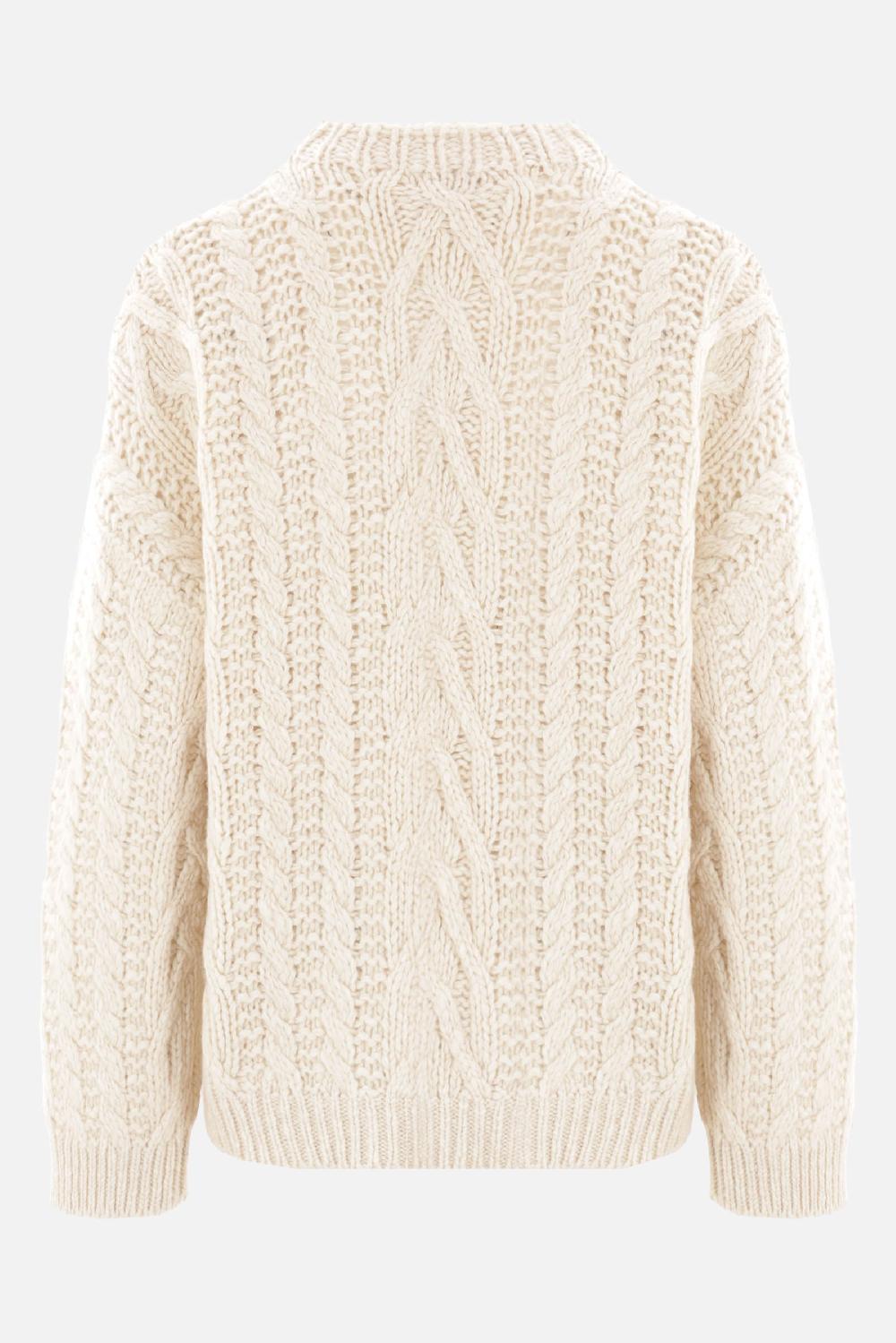 BRUNELLO CUCINELLI Pullover In Lana E Cashmere A Trecce