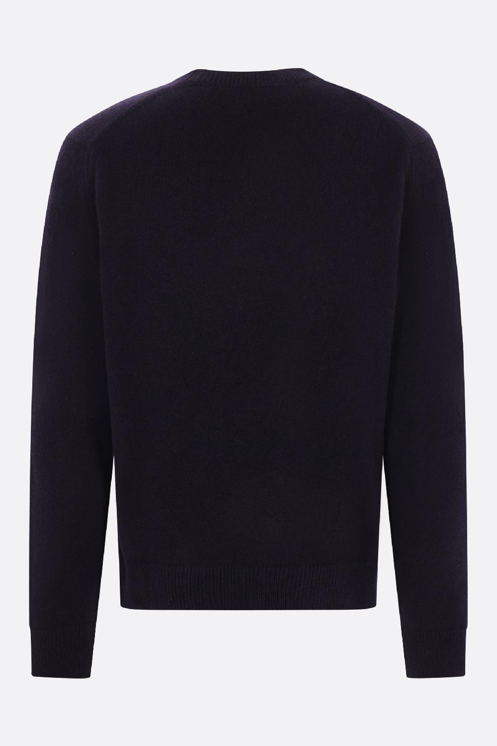 MAISON KITSUNÉ Pullover In Lana Patch Bold Fox Head