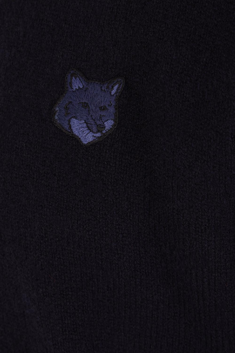 MAISON KITSUNÉ Pullover In Lana Patch Bold Fox Head
