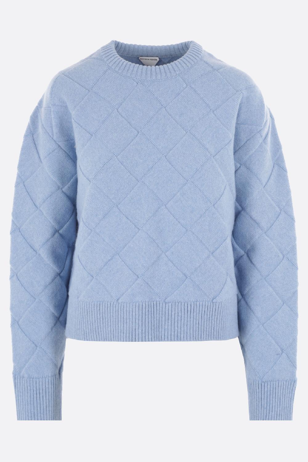 BOTTEGA VENETA pullover in lana stretch Intrecciato