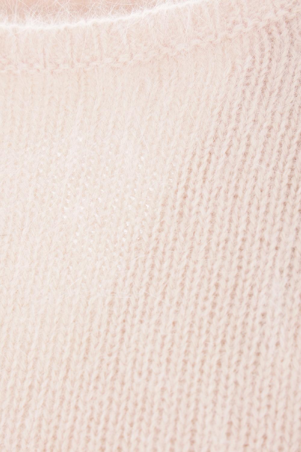 BLUMARINE Pullover In Misto Angora Con Cuore Cut-ut