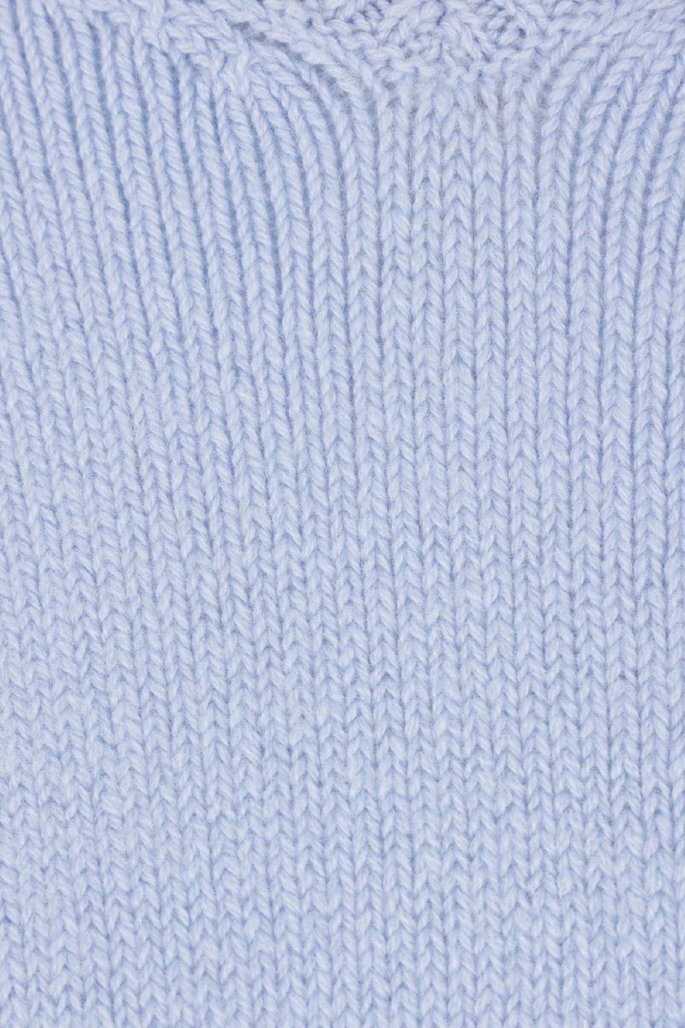 FERRAGAMO Pullover In Misto Cashmere Con Mantellina