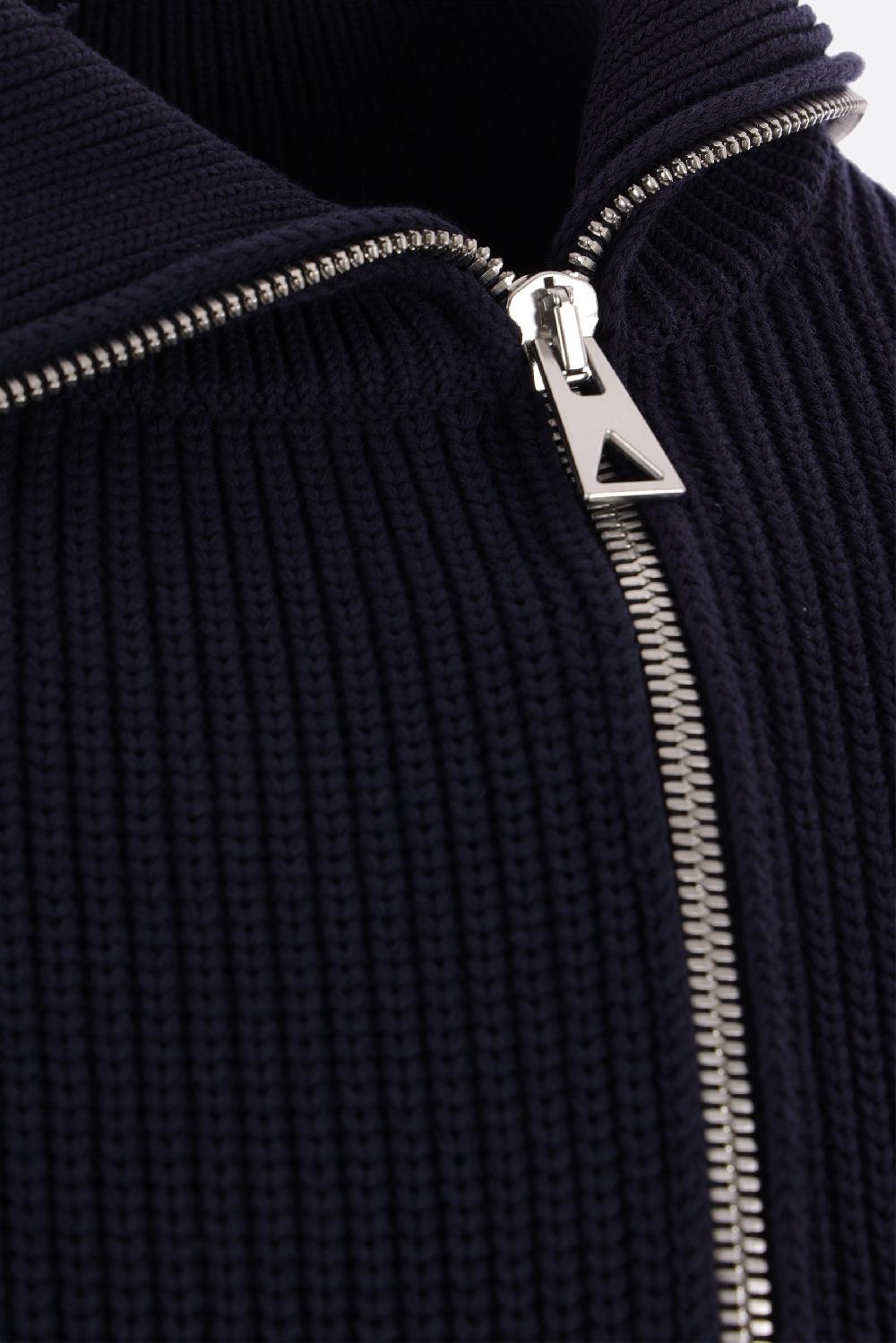 BOTTEGA VENETA Pullover In Misto Lana Con Doppia Zip