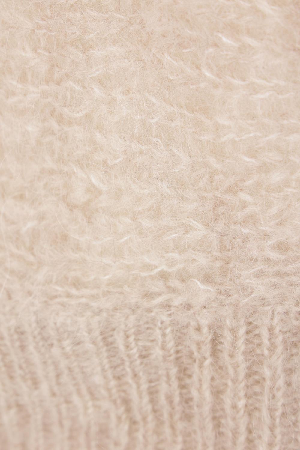 BLUMARINE Pullover In Misto Lana Mohair Con Rose 3D