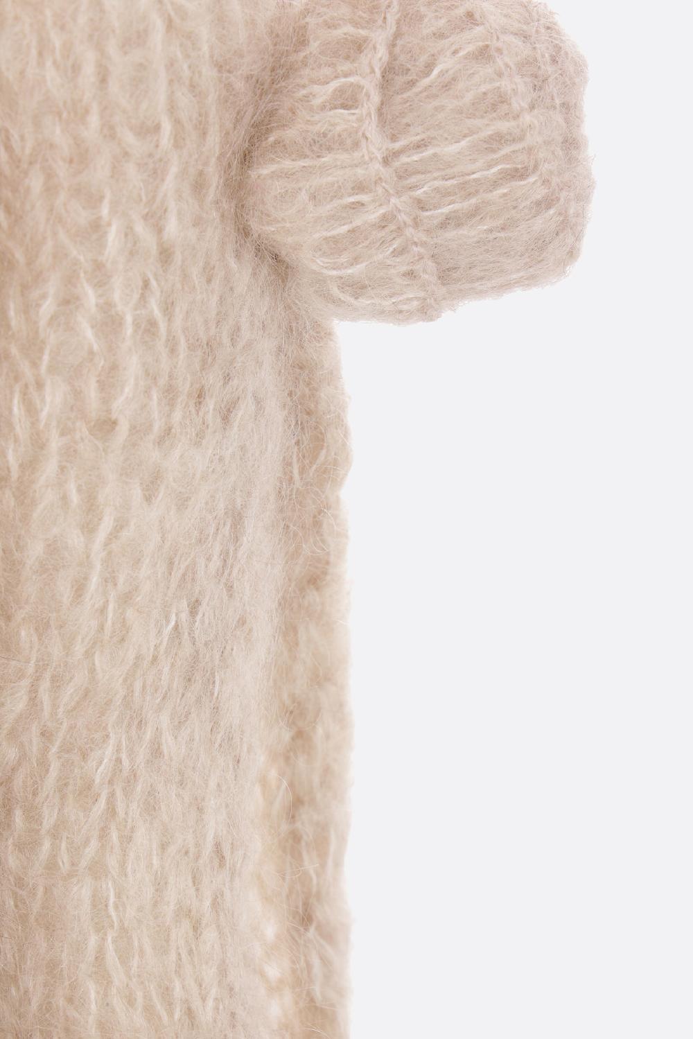 BLUMARINE Pullover In Misto Lana Mohair Con Rose 3D