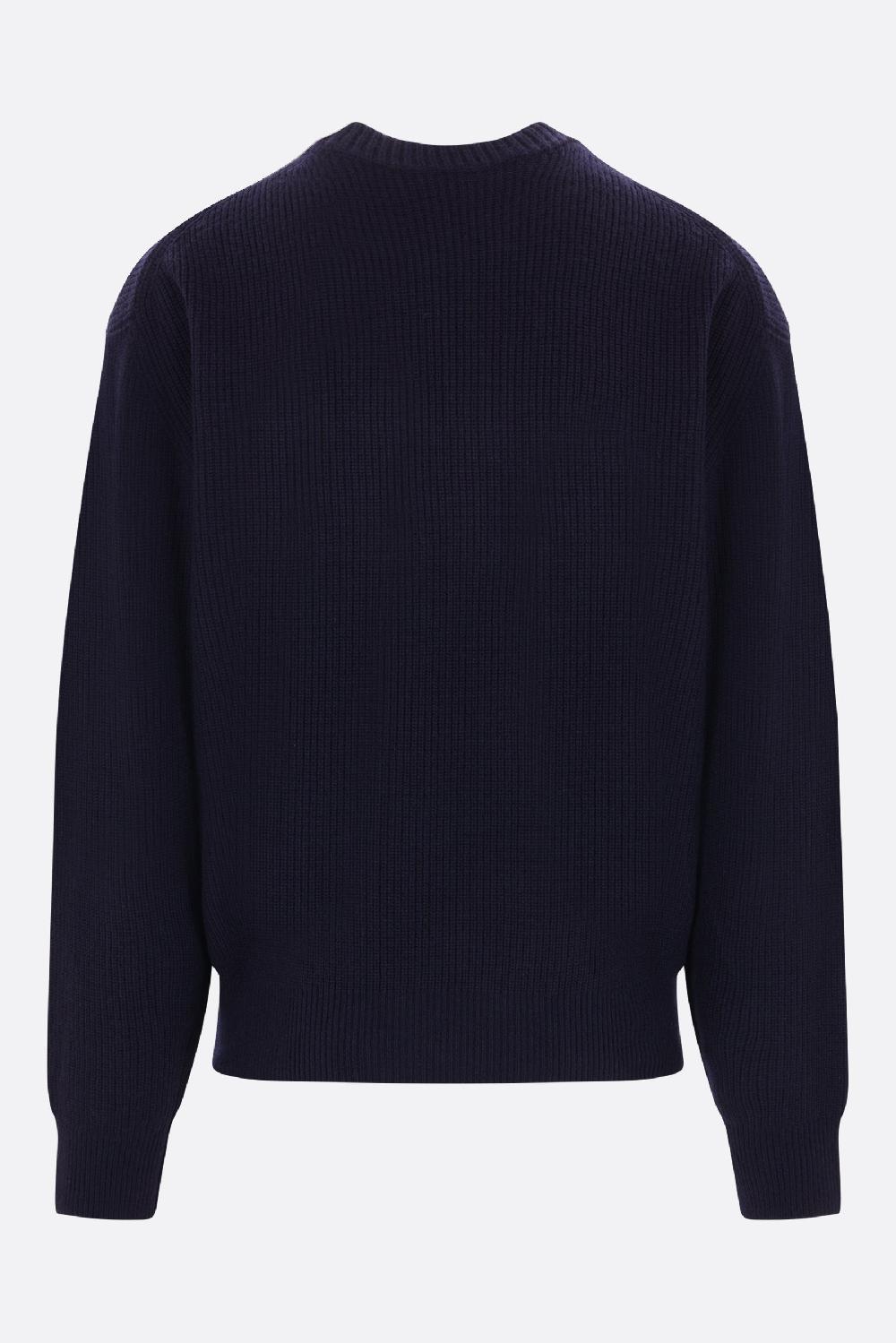 MAISON KITSUNÉ Pullover In Misto Lana Patch Bold Fox Head