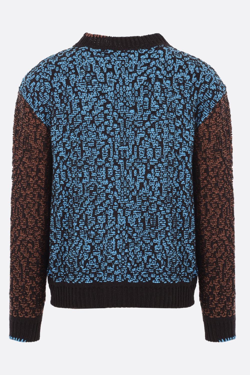 ANDERSSON BELL Pullover Oversize Net In Misto Cotone