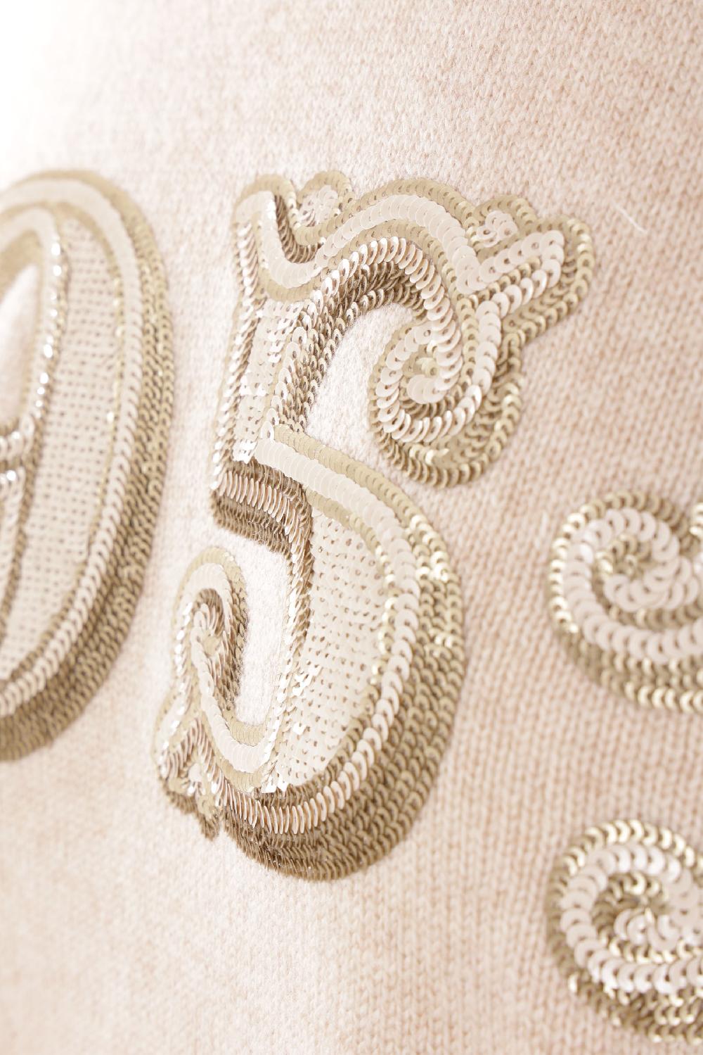 MAX MARA Pullover Oversize Plata In Lana E Cashmere