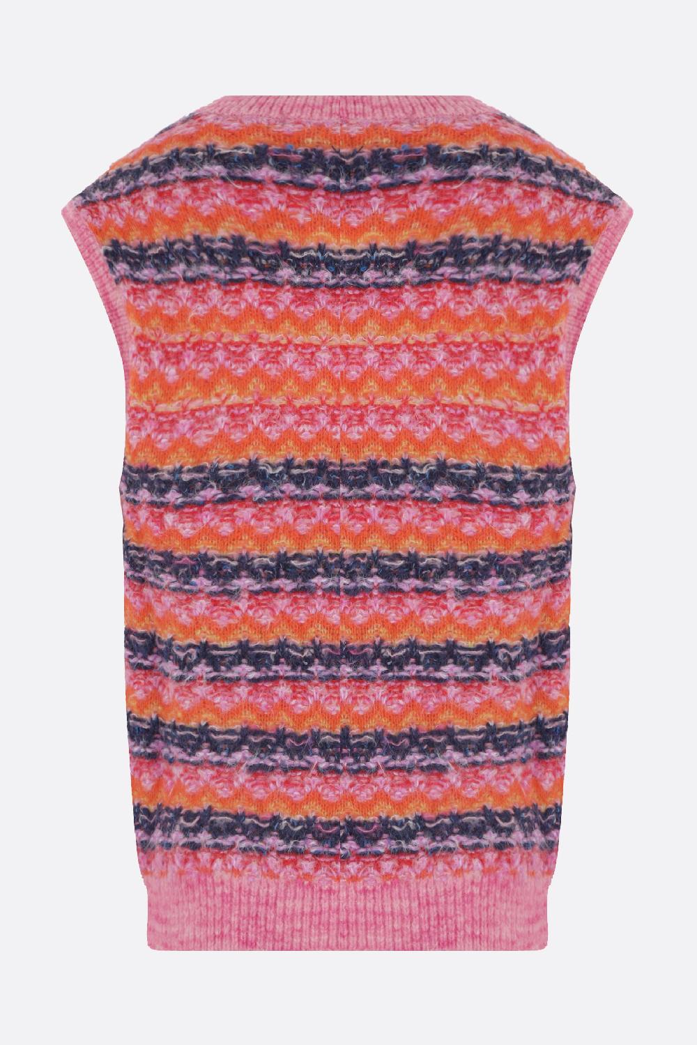 ANDERSSON BELL Pullover Smanicato Candy In Misto Lana