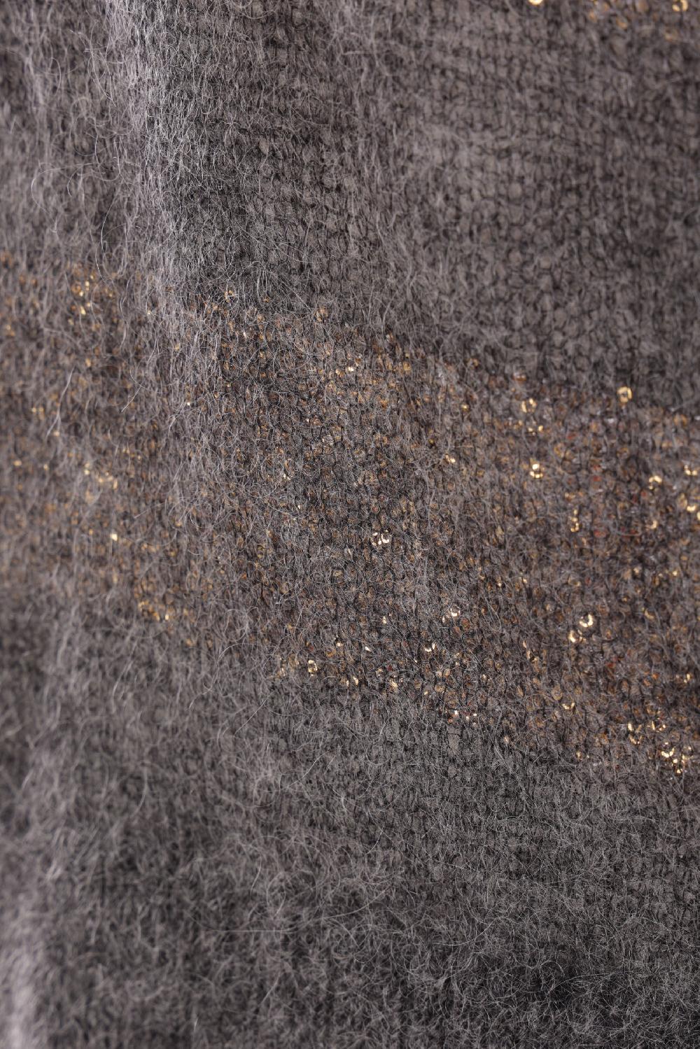 BRUNELLO CUCINELLI Pullover Smanicato In Misto Lana Mohair Con Paillettes