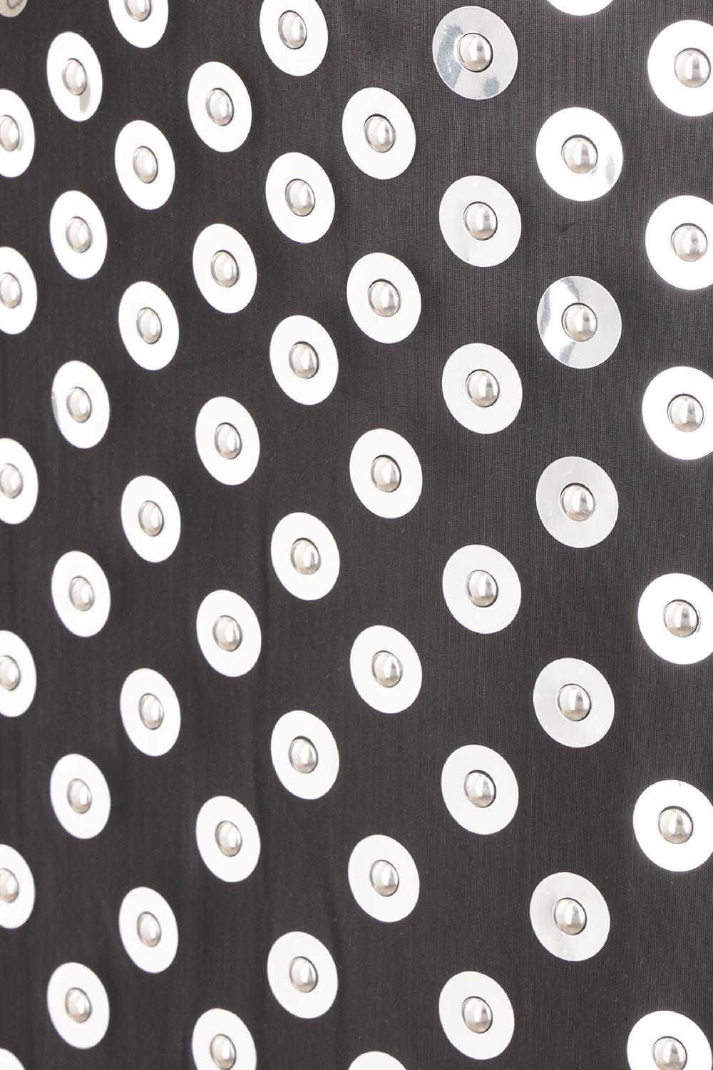 RABANNE Abito Lungo In Jersey Con Borchie