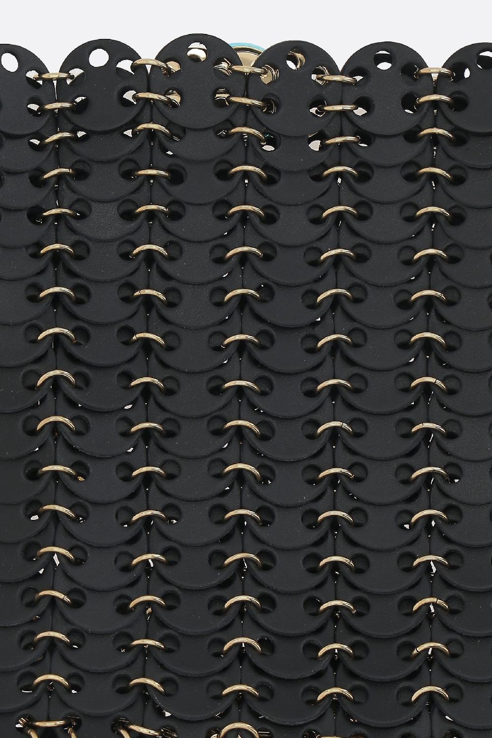 RABANNE Borsa A Spalla 1969 Con Dischi In Pelle