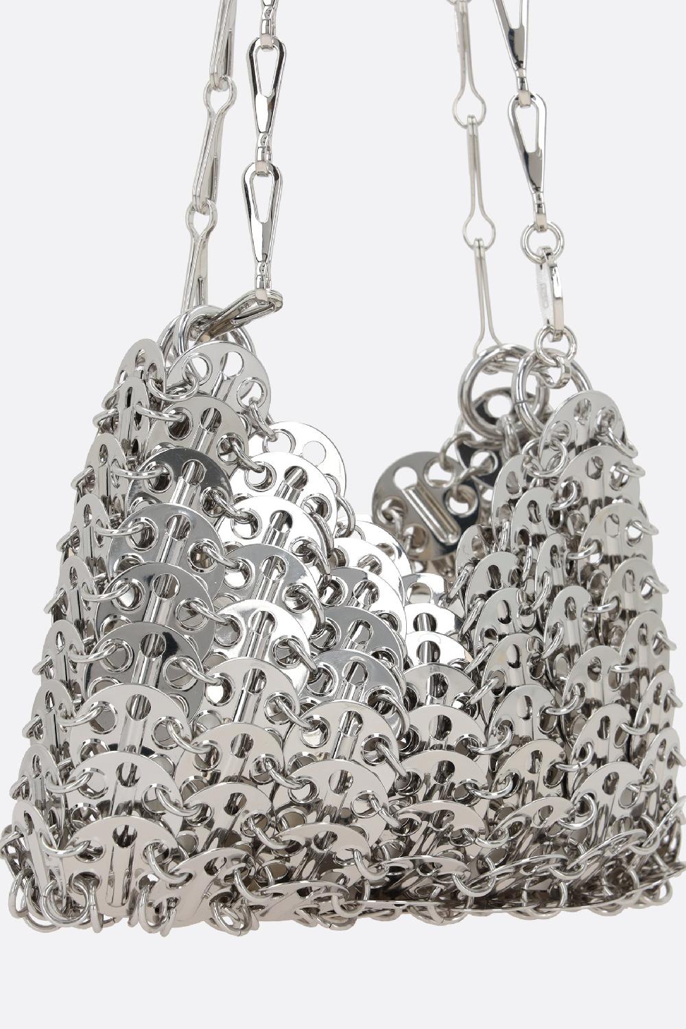 RABANNE Borsa A Spalla 1969 Nano In Metallo