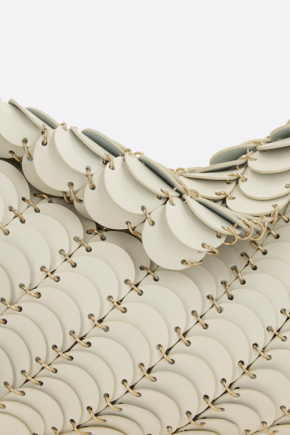 RABANNE Borsa A Spalla Paco Con Dischi In Pelle