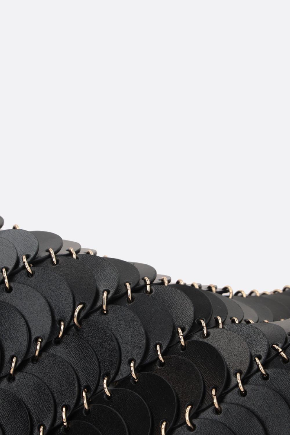 RABANNE Borsa A Spalla Paco Con Dischi In Pelle