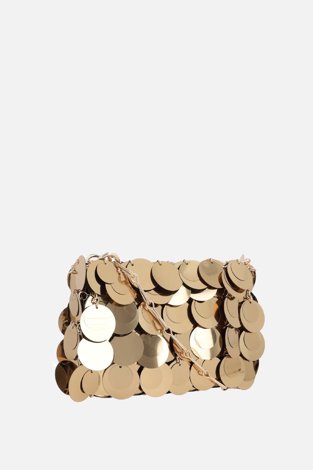 RABANNE Borsa A Spalla Sparkle Nano In Paillettes