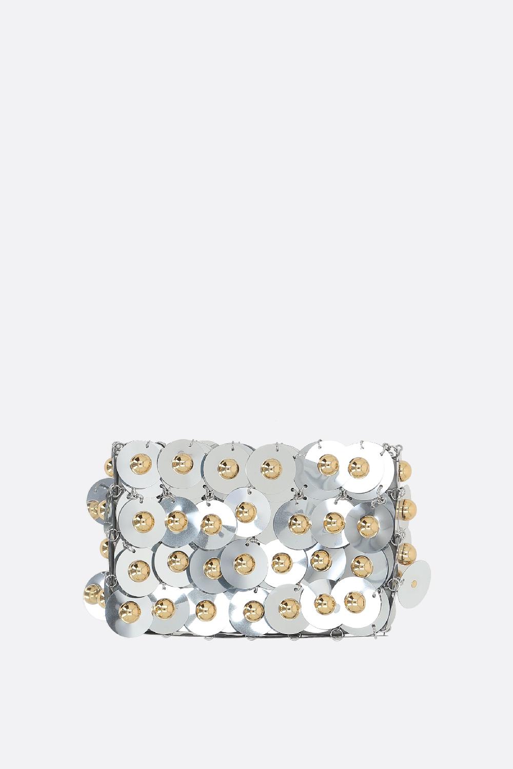 RABANNE Borsa A Spalla Sparkle Nano In Paillettes