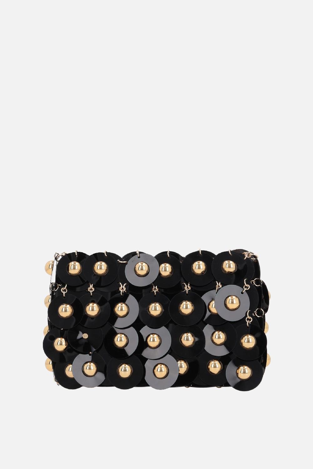 RABANNE Borsa A Spalla Sparkle Nano In Paillettes