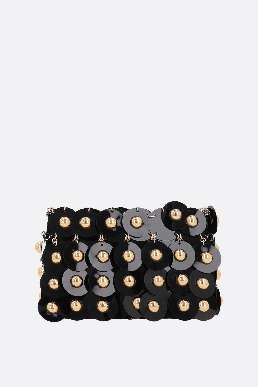 RABANNE borsa a spalla Sparkle nano in paillettes