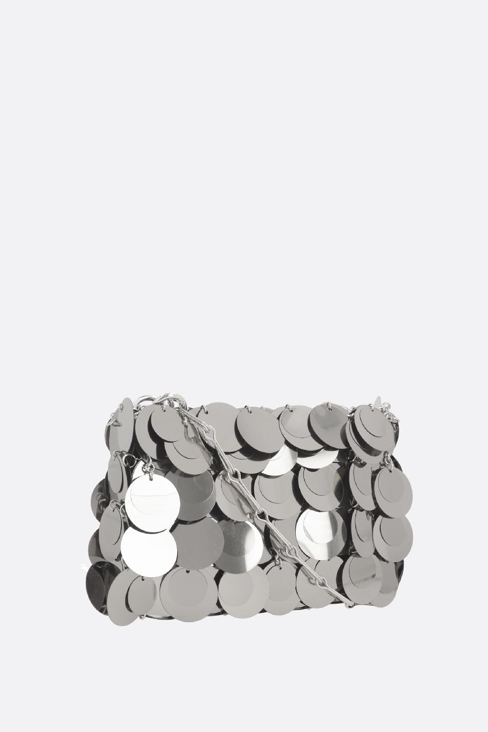 RABANNE Borsa A Spalla Sparkle Nano In Paillettes