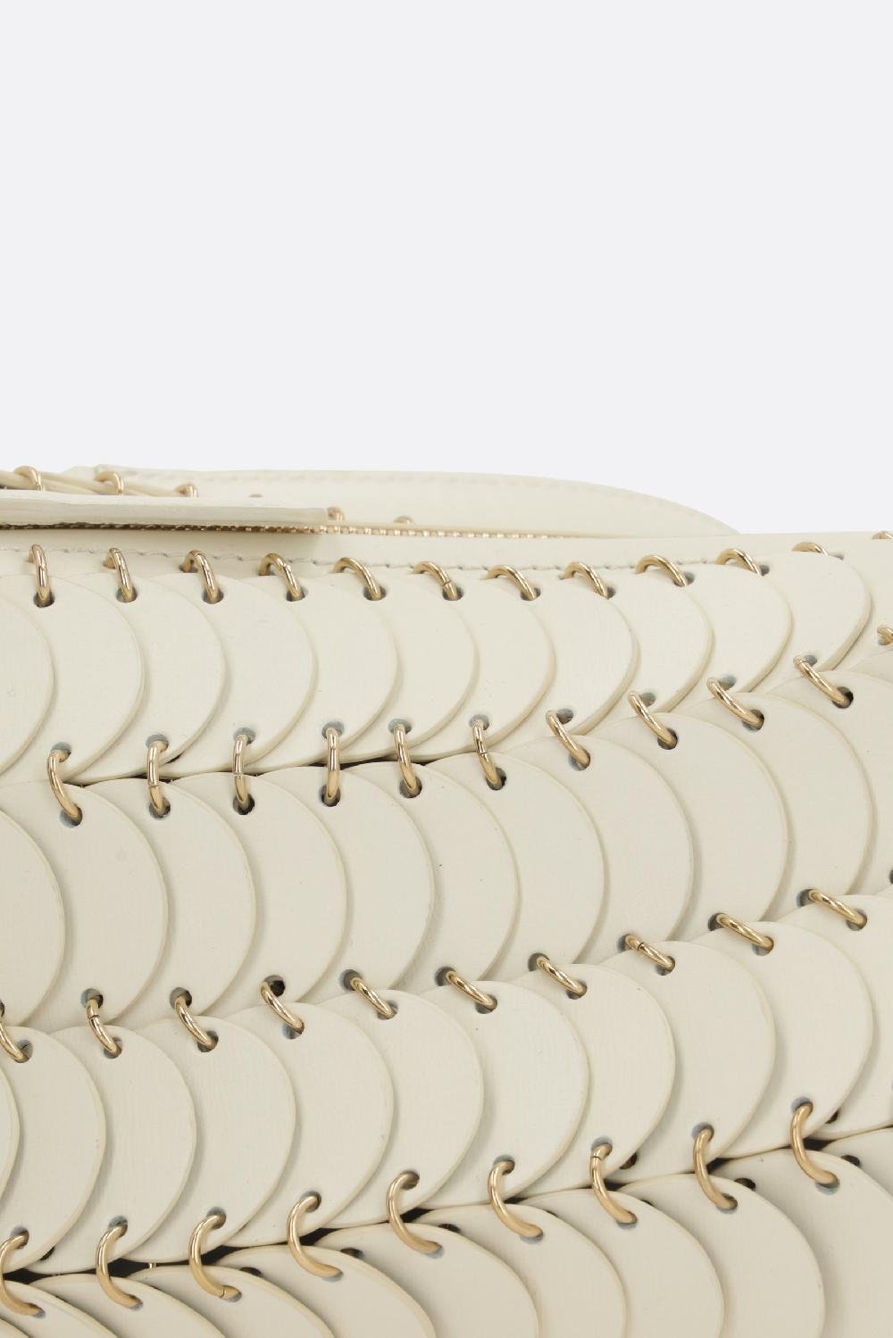 RABANNE Borsa A Tracolla Paco Con Dischi In Pelle