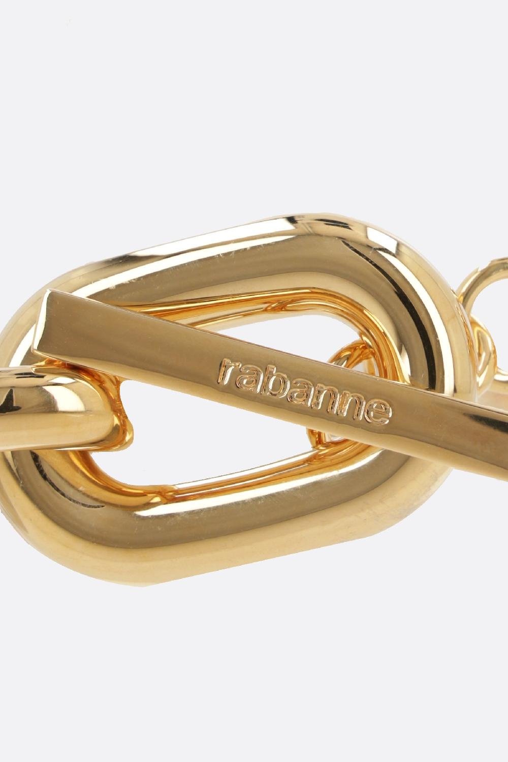 RABANNE Collana Girocollo XL Link In Alluminio