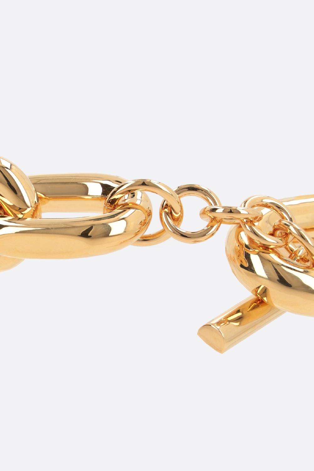 RABANNE Collana Girocollo XL Link In Alluminio