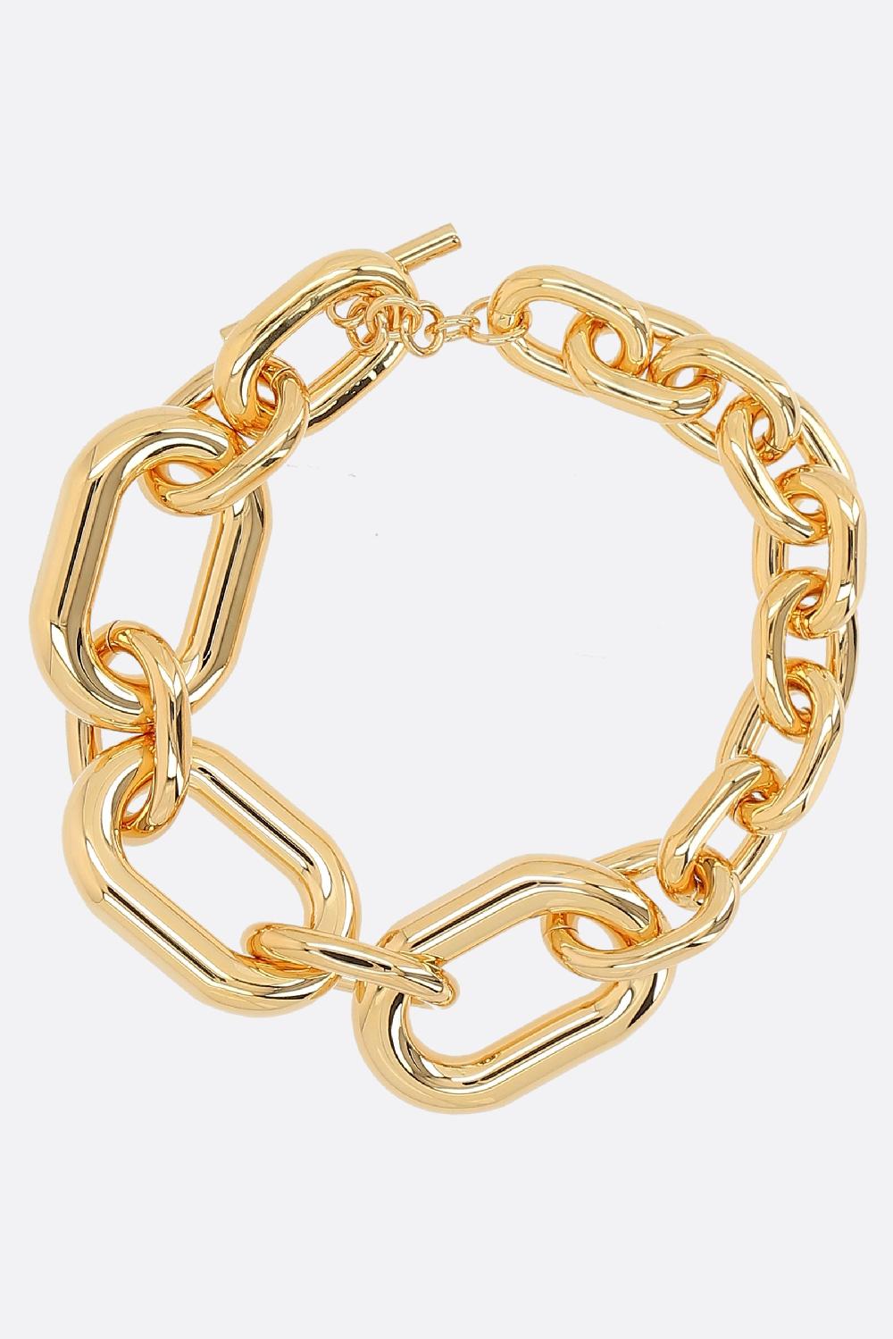 RABANNE collana girocollo XL Link in alluminio