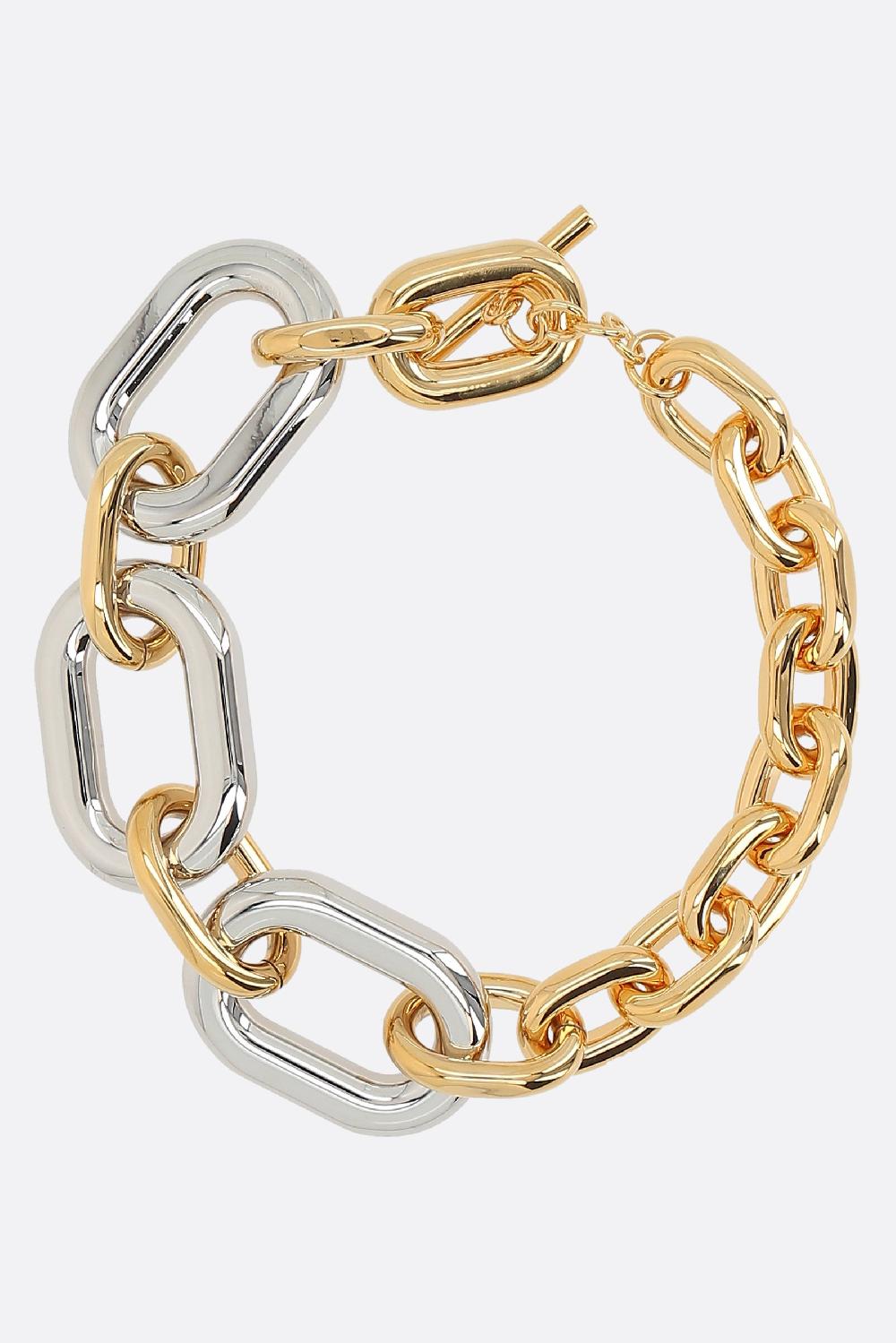 RABANNE collana girocollo XL Link in alluminio