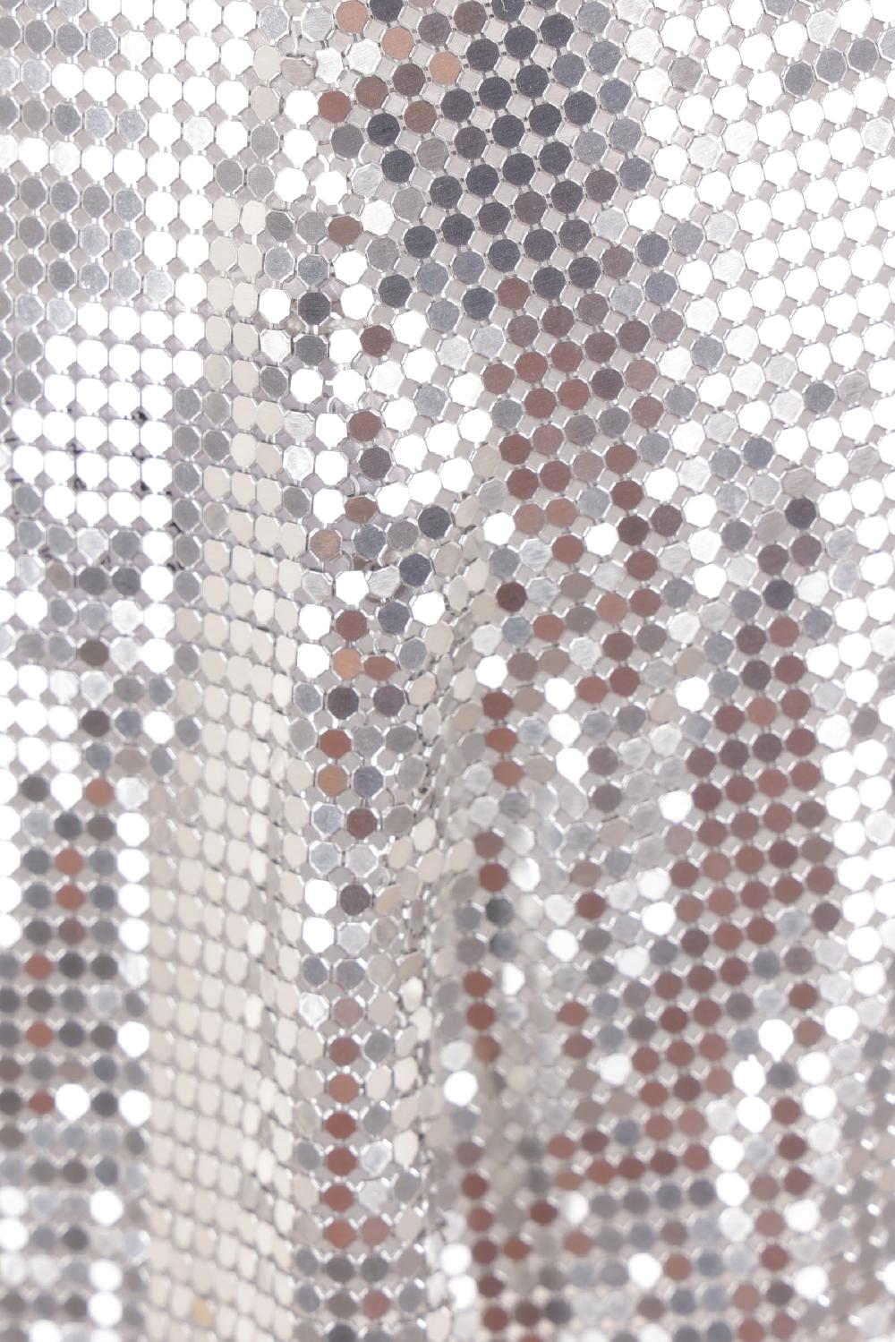 RABANNE Minigonna In Maglia Metallica