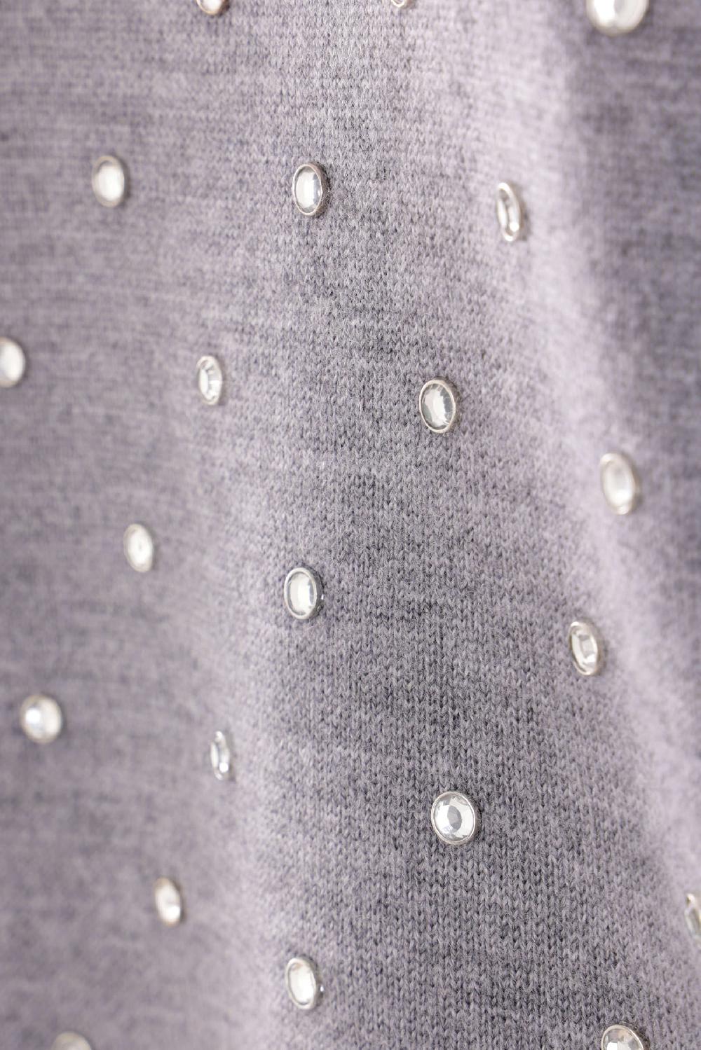 RABANNE Pullover In Misto Lana Con Cristalli