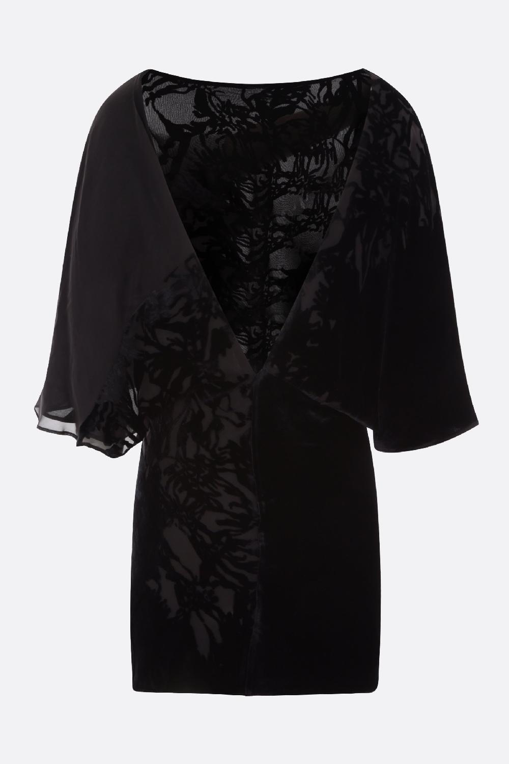 REV Miniabito The Wek In Velluto Dévoré