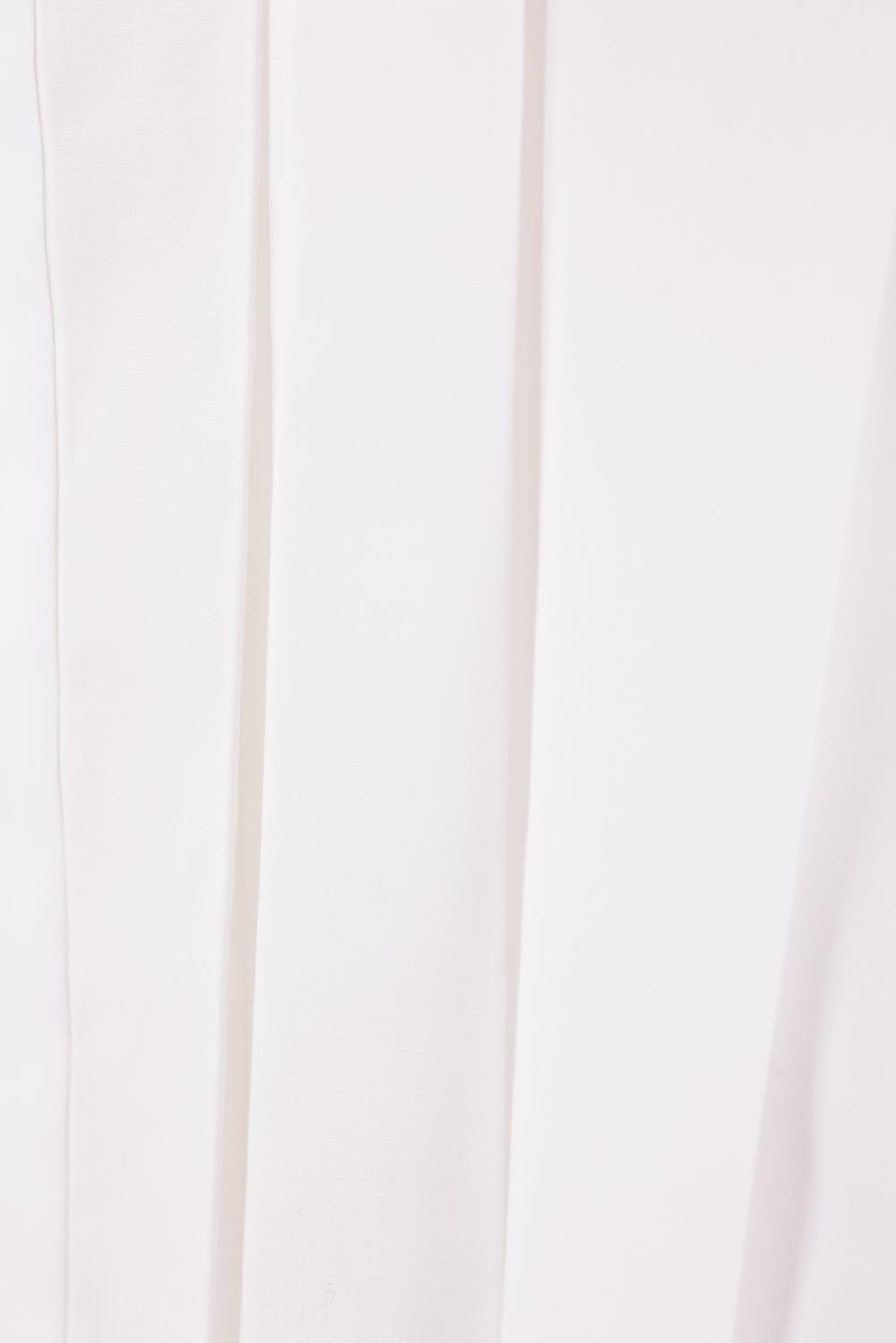 SACAI Camicia A Maniche Corte In Popeline Plissé