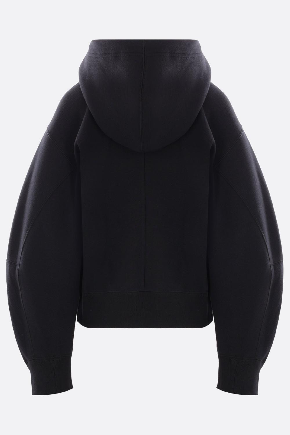 SACAI Felpa Full-zip In Jersey